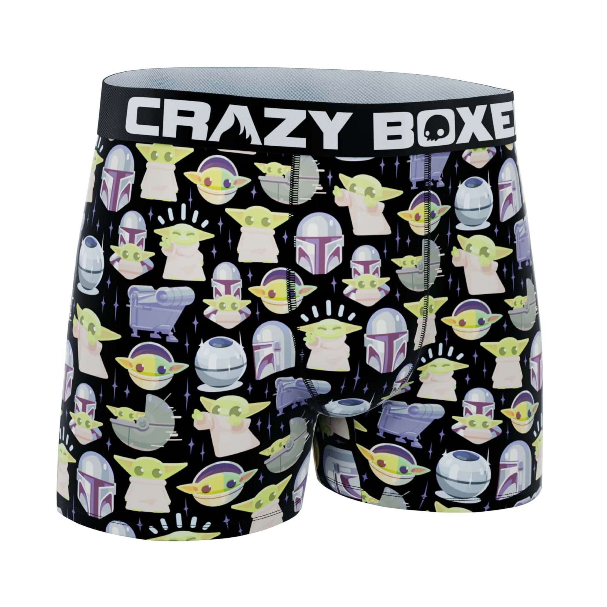 Crazy Boxer Star Wars Mando and Grogu Men's Boxer Briefs
